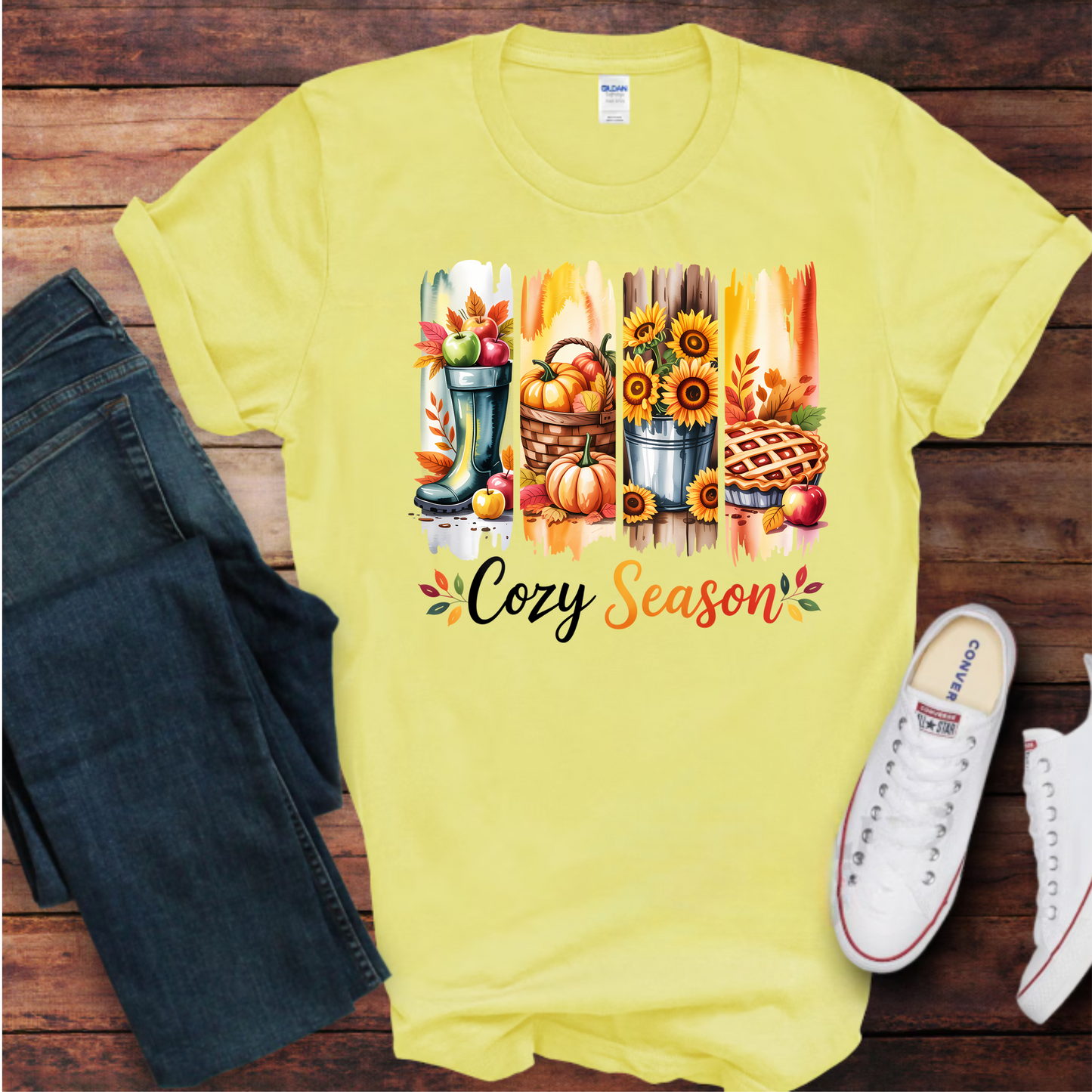 Cozy Season Paint Brush Softstyle T-Shirt