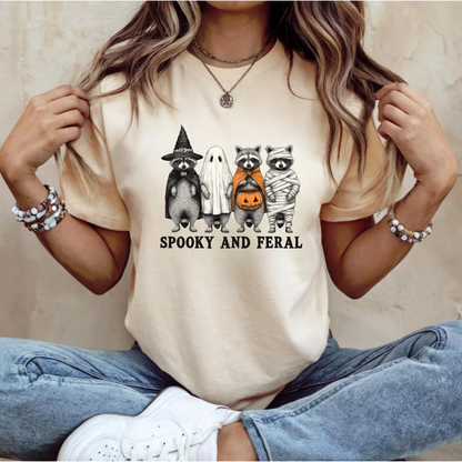 Halloween Racoons T-Shirt