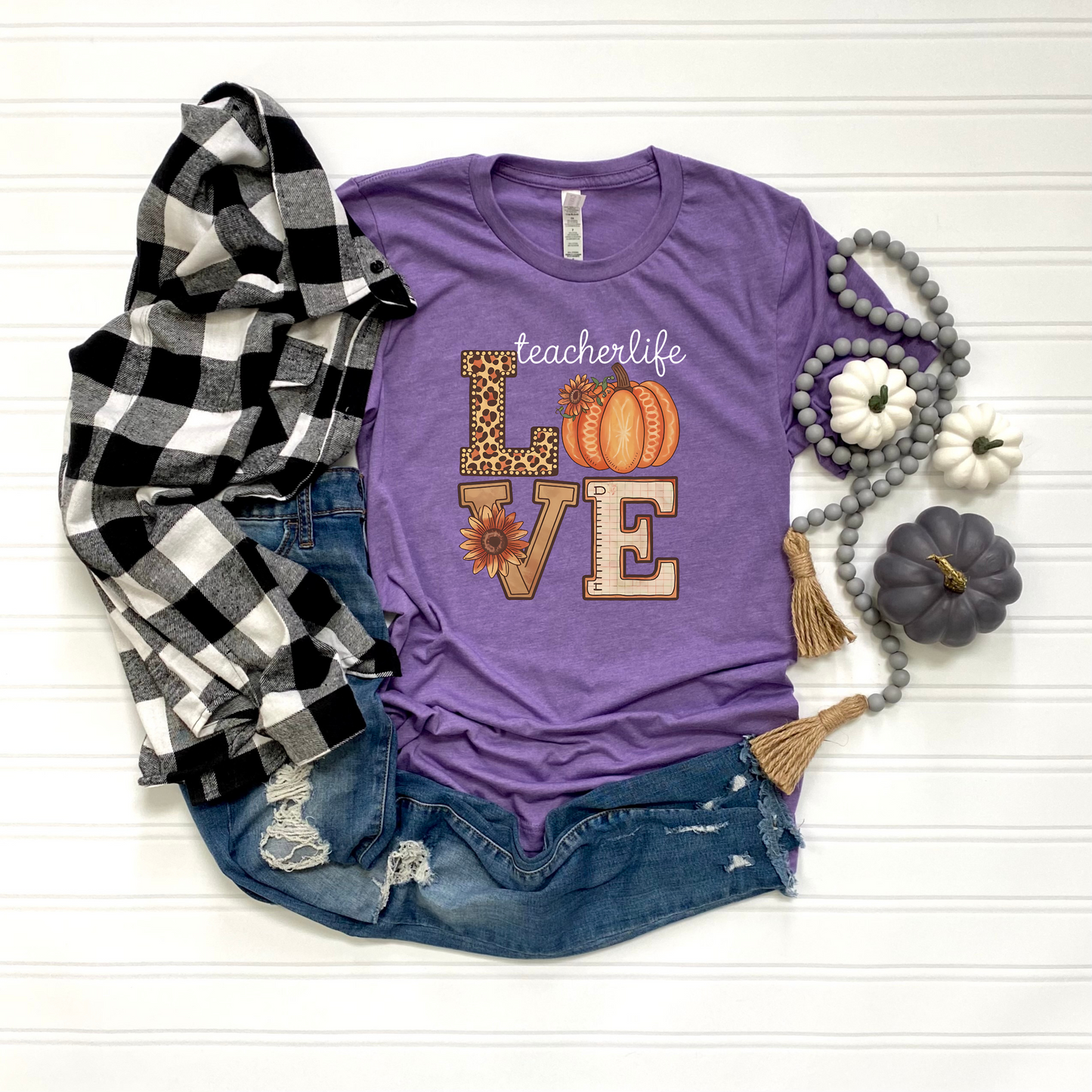 Teacher Life Fall "Love" T-Shirt