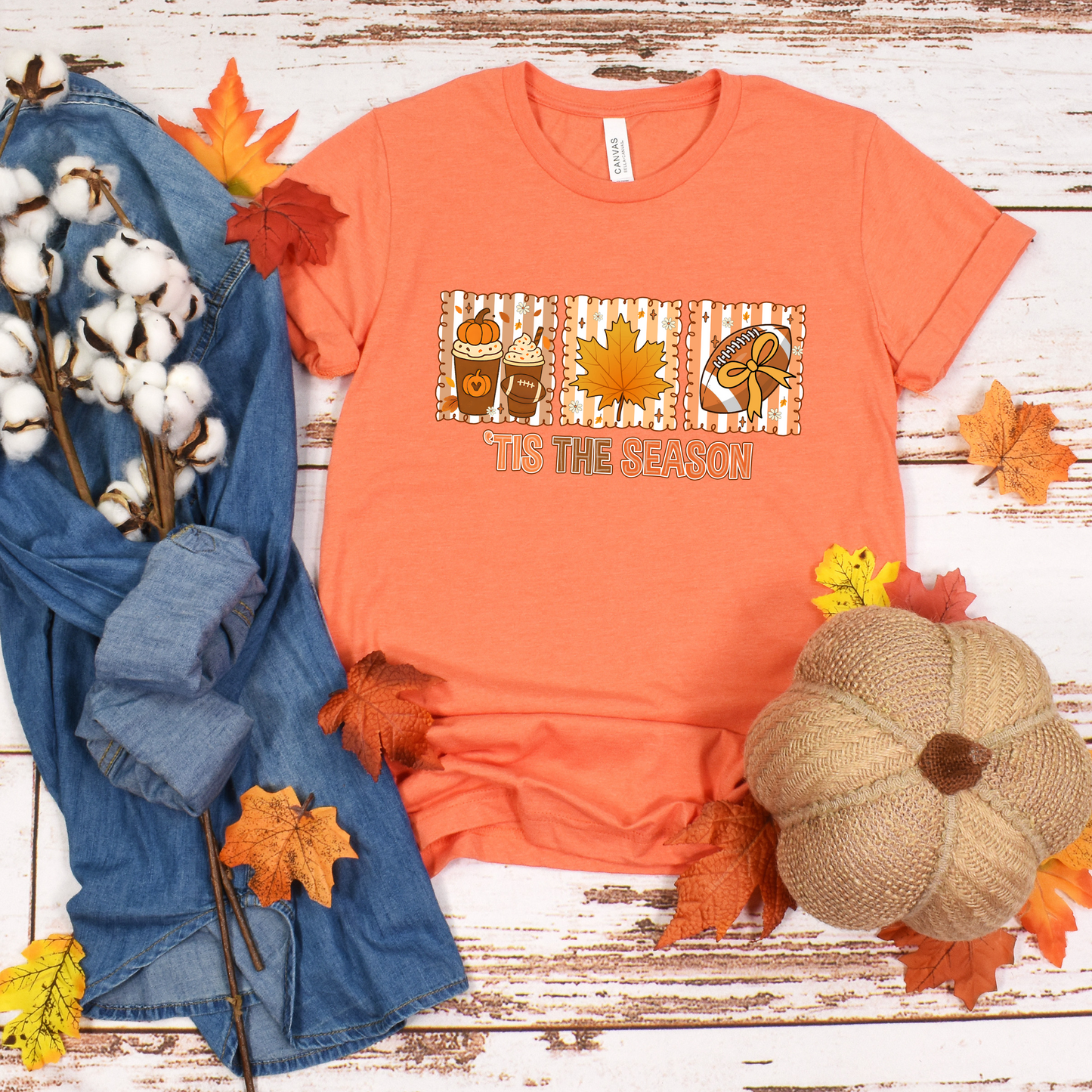 Fall Season Unisex T-Shirt - 'Tis the Season' Design