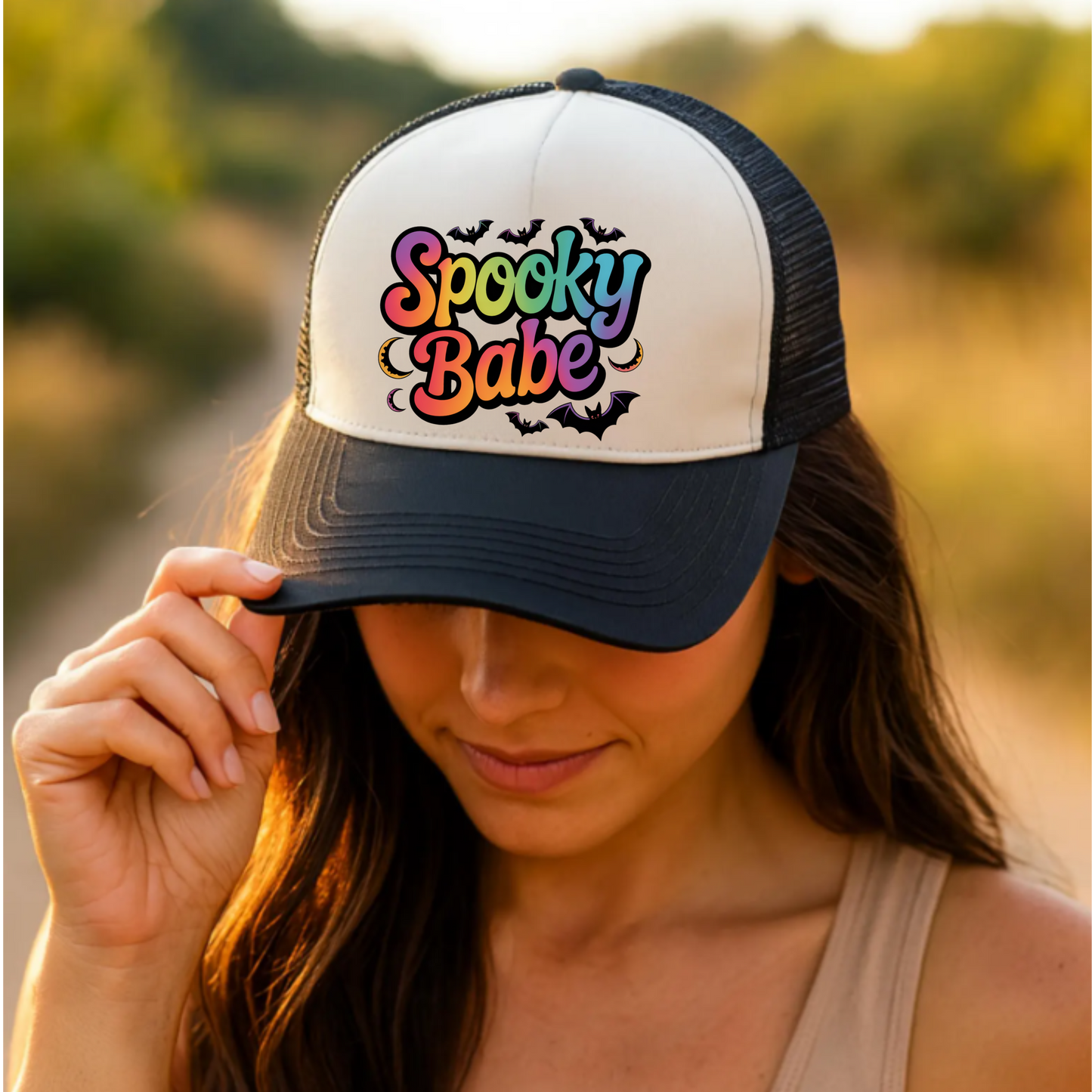 Trucker Cap - Spooky Babe Halloween Designs