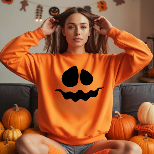 Pumpkin Face Sweatshirt