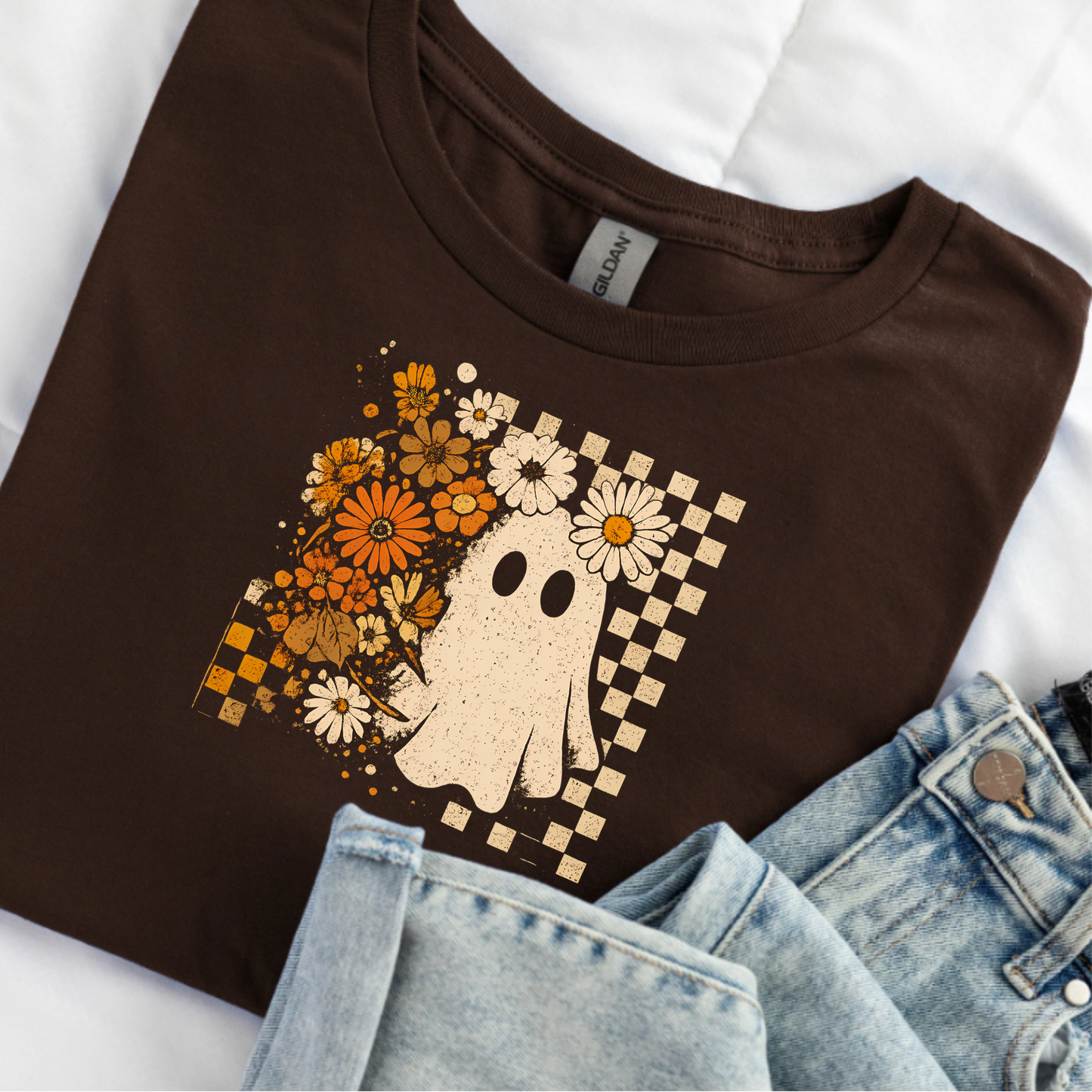 Floral Ghost T-Shirt