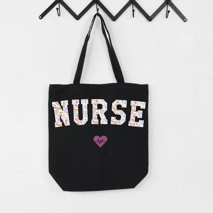 Registered Nurse with a heartbeat heart png