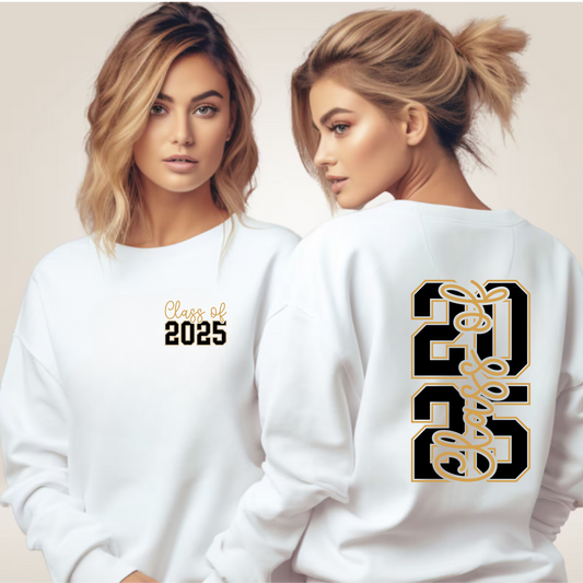 Crewneck Sweatshirt Class of 2025 Graduation Gift