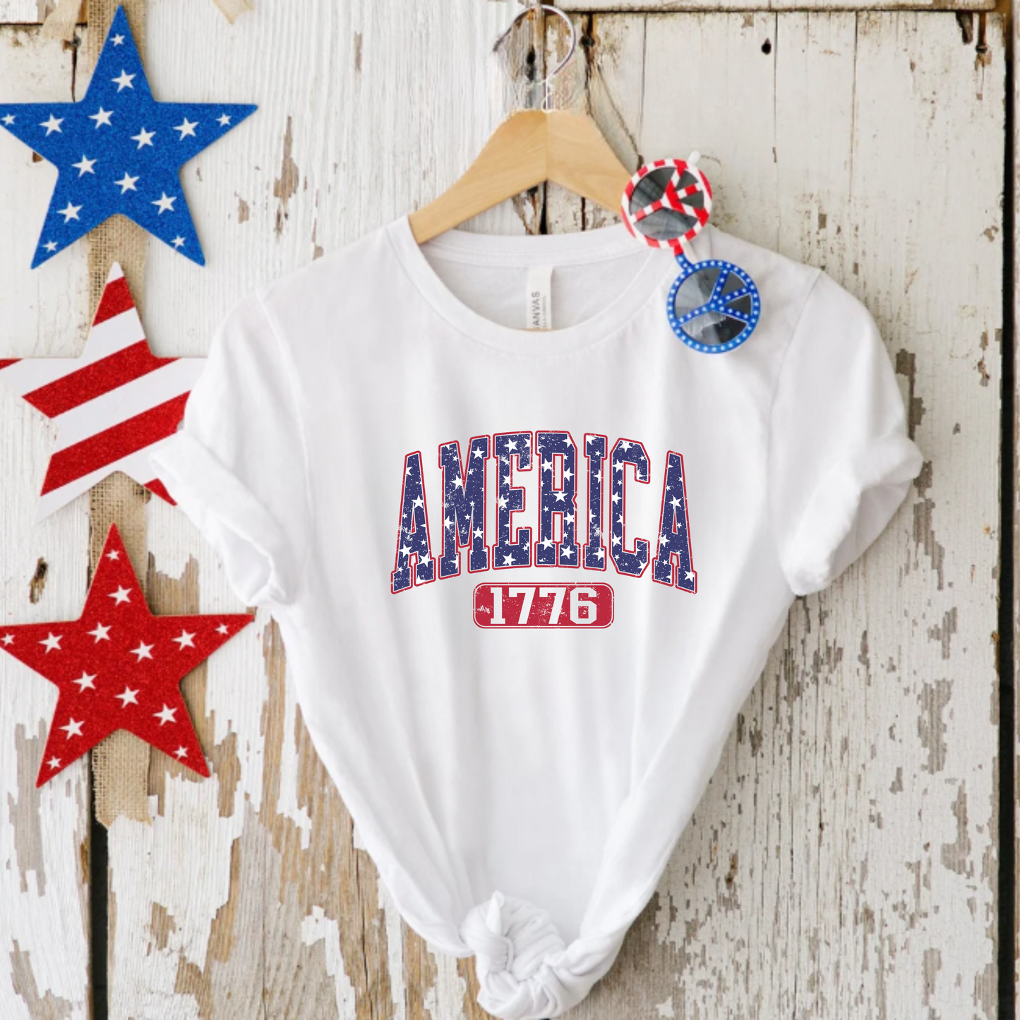 Short Sleeve Tee - America 1776 Patriotic Shirt