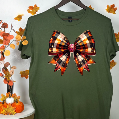 Plaid Bow T-Shirt