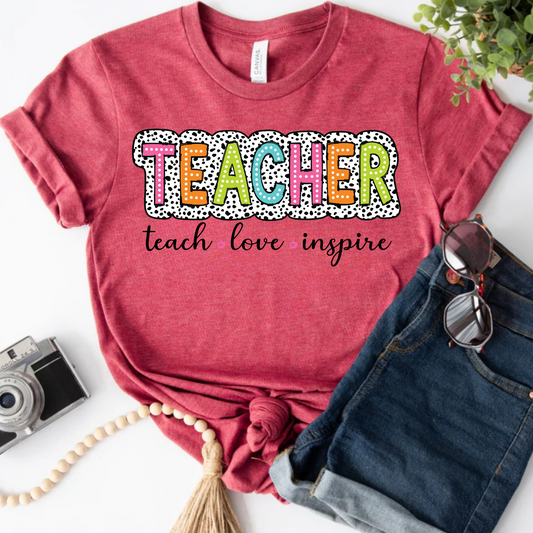 Dalmatian Teacher t-shirt