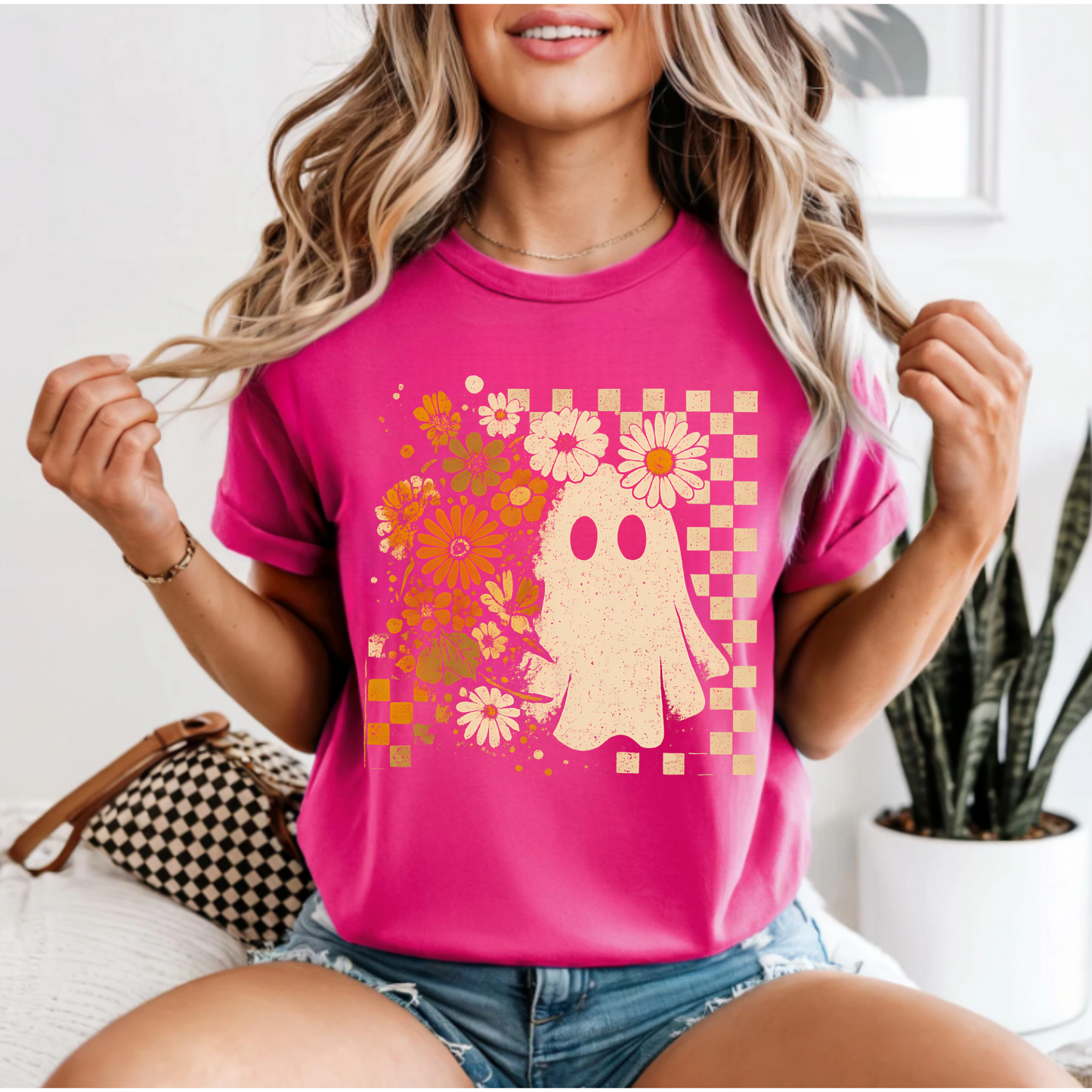 Floral Ghost T-Shirt