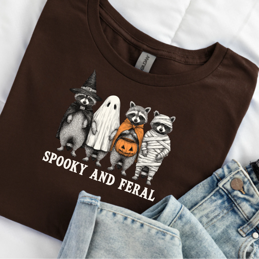 Halloween Racoons T-Shirt