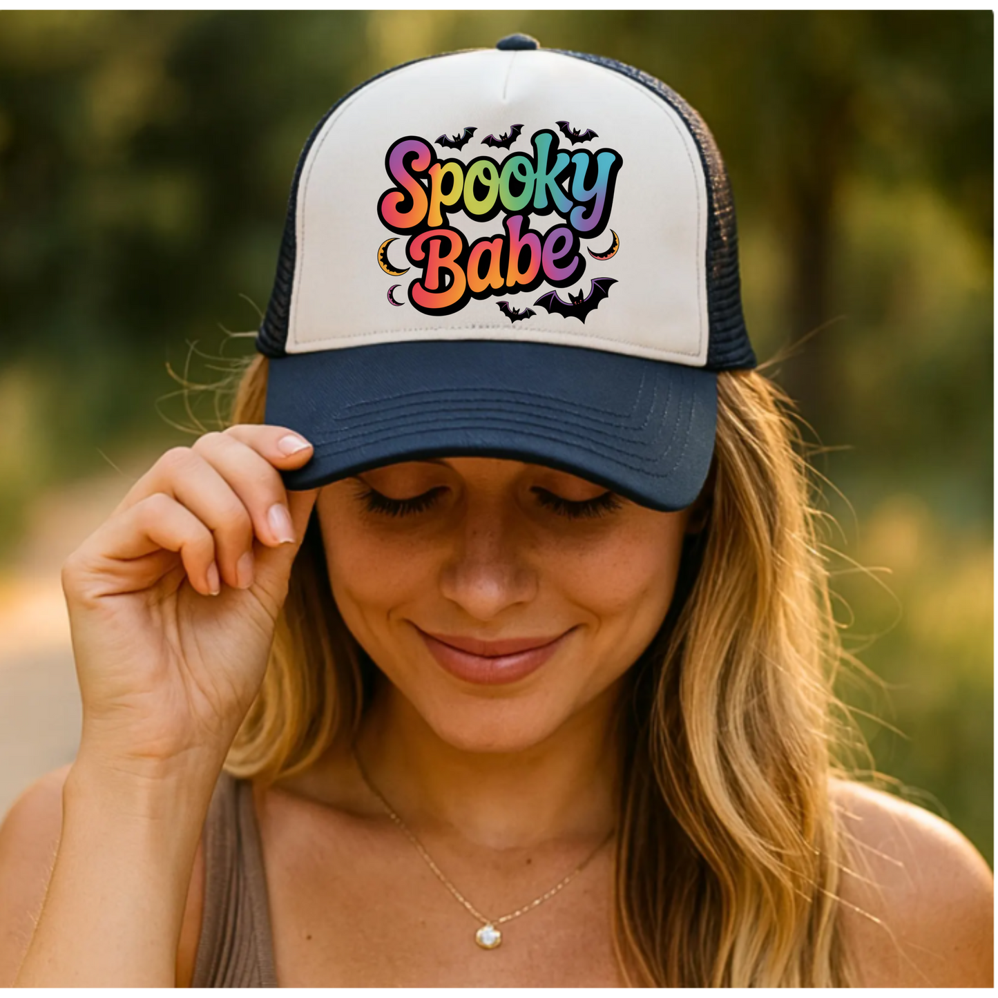 Trucker Cap - Spooky Babe Halloween Designs