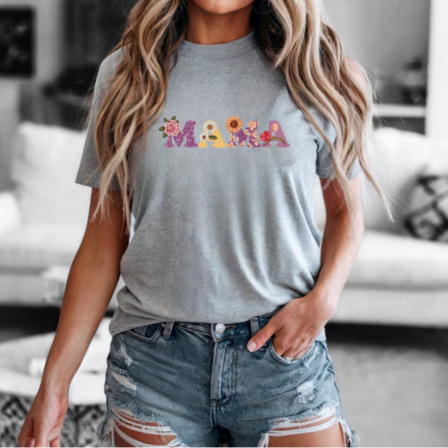 Floral Mama T-shirt