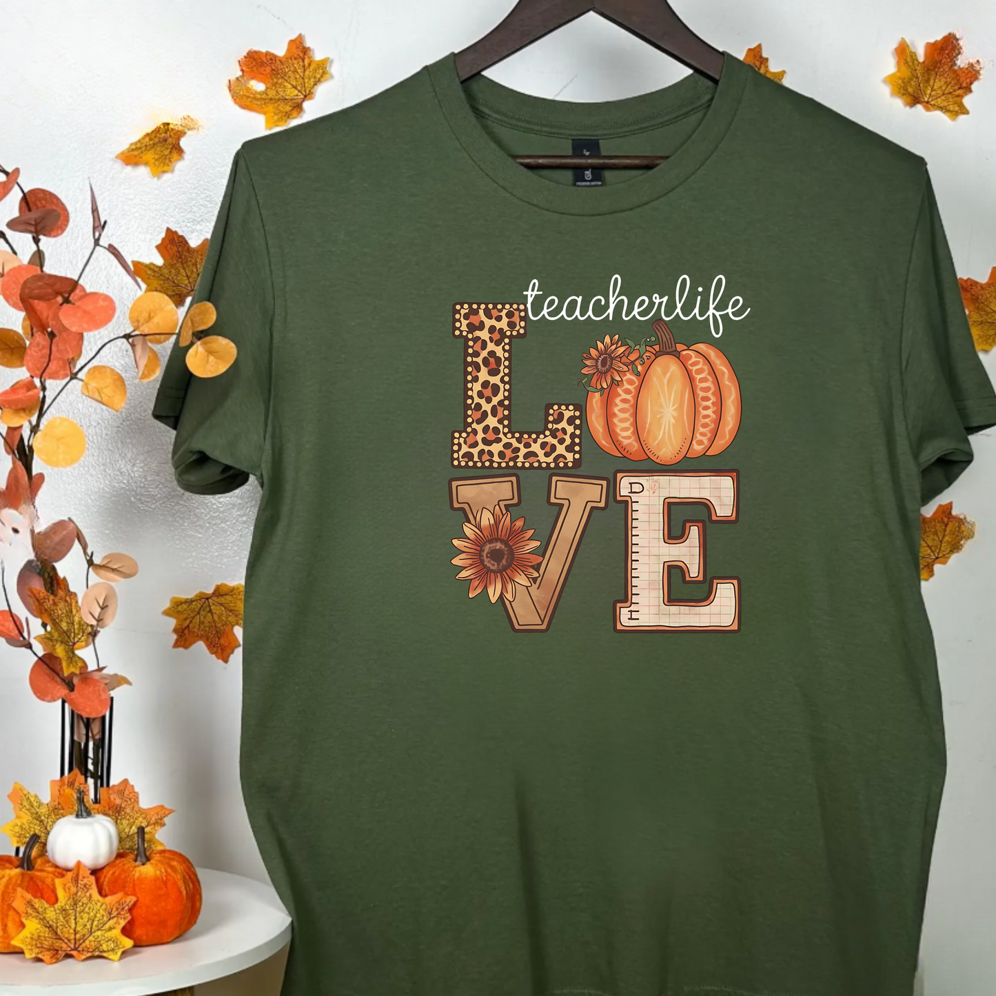 Teacher Life Fall "Love" T-Shirt