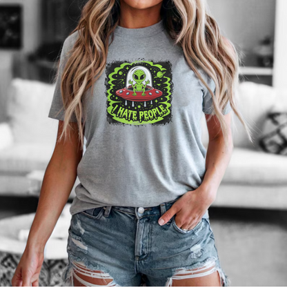 Alien Hate People Tee
