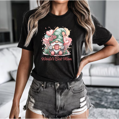 Worlds best mom Gnome png digital download