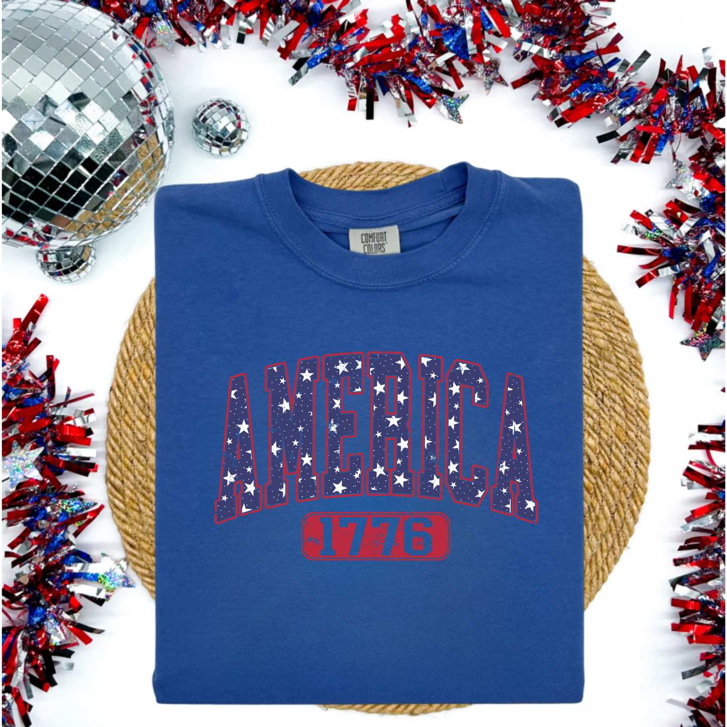 Short Sleeve Tee - America 1776 Patriotic Shirt