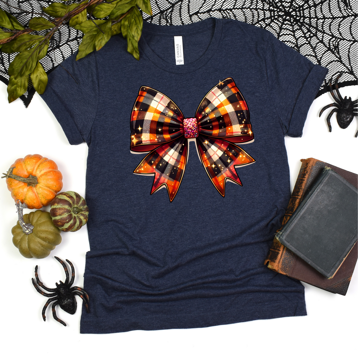 Plaid Bow T-Shirt