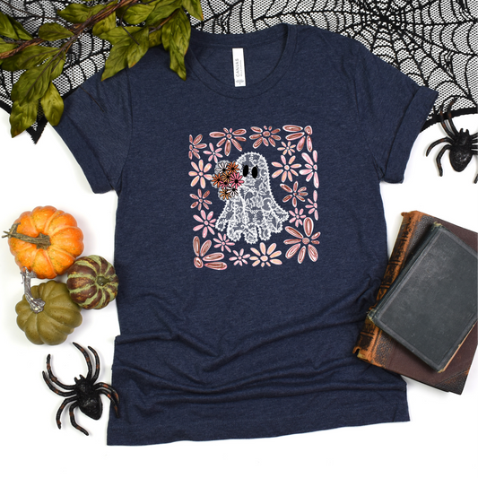 Floral Lace Ghost T-Shirt