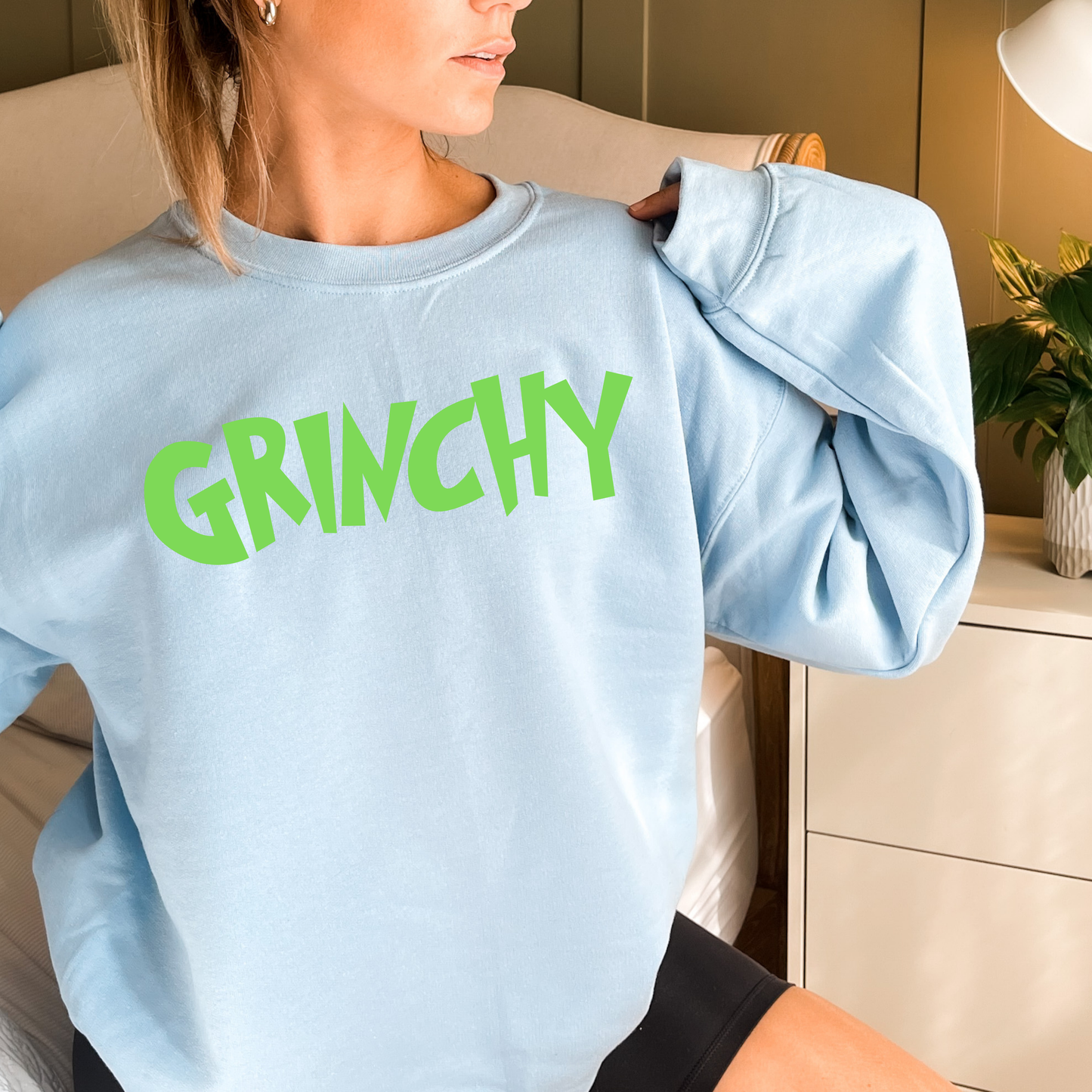 Grinchy Crewneck Sweatshirt