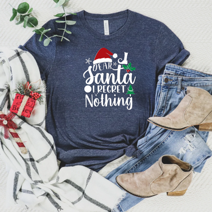Christmas Dear Santa I Regret Nothing T-Shirt