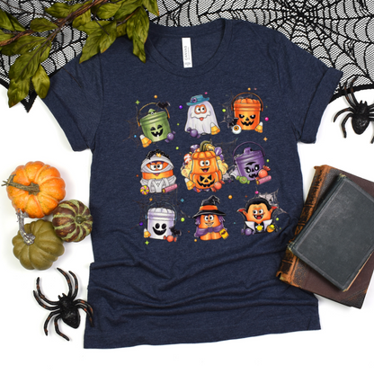 Halloween Nugget Characters T-Shirt