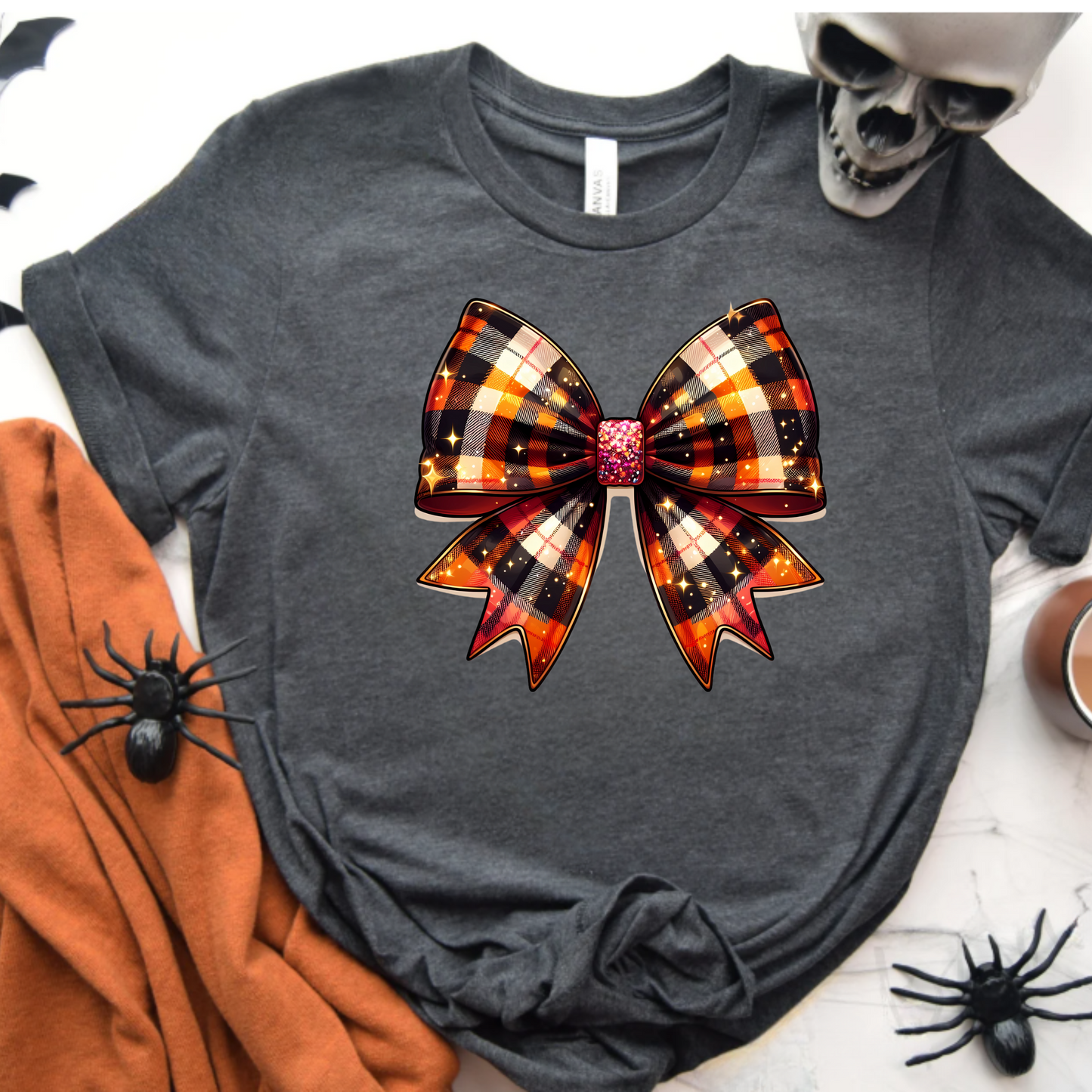 Plaid Bow T-Shirt