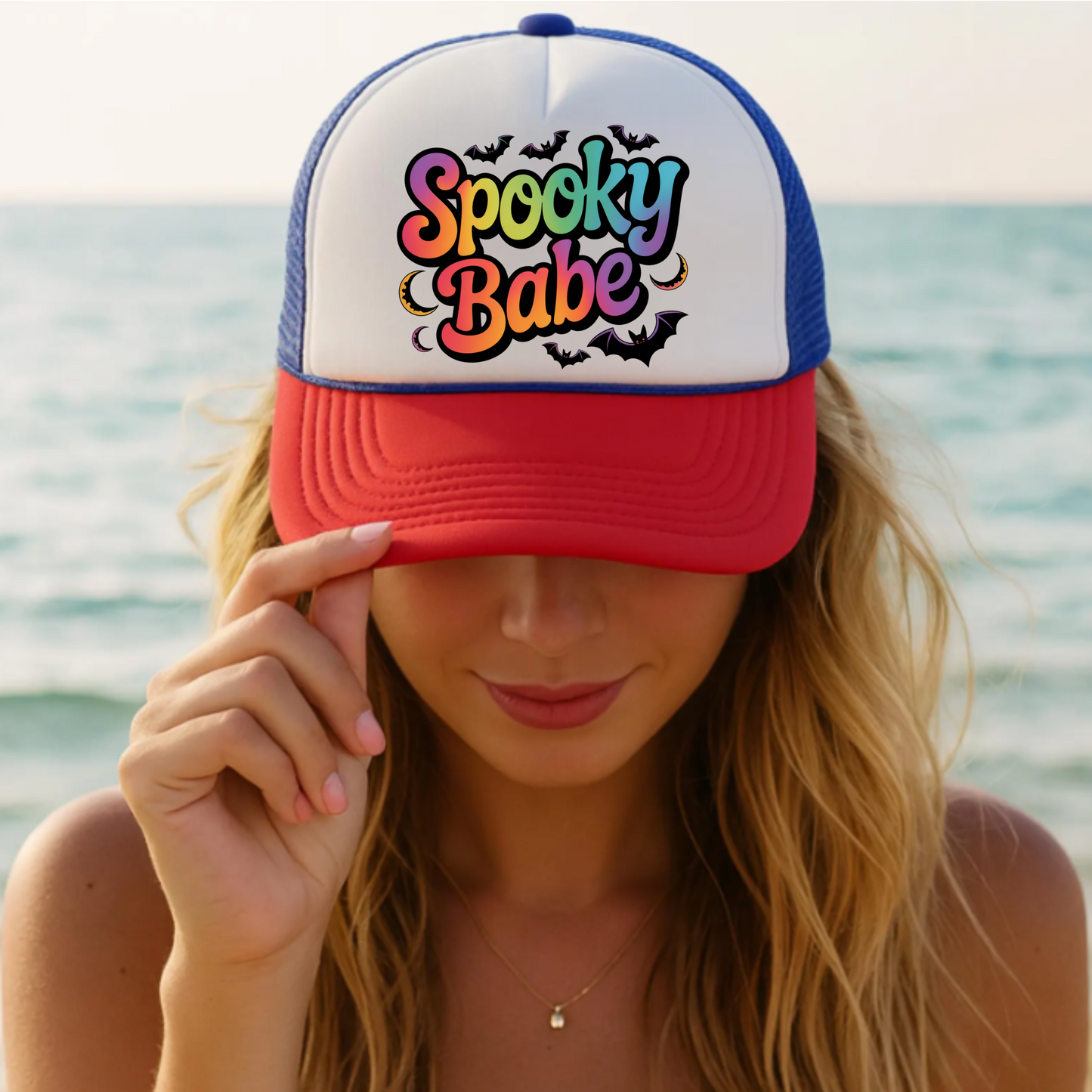 Trucker Cap - Spooky Babe Halloween Designs