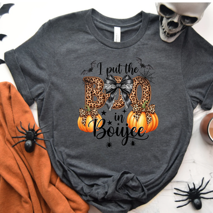 Funny Graphic Tee - Unisex Softstyle T-Shirt - I Put The Boo In Boujee