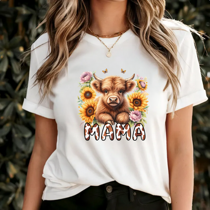 Highland Cow 'Mama' png digital download