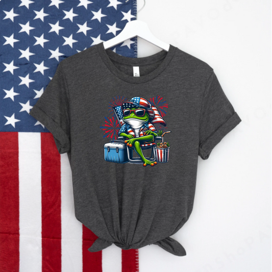 Patriotic Frog Tee