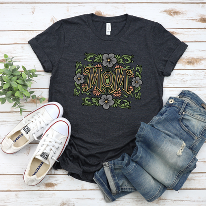 Floral 'Mom' png