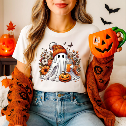 Ghost T-Shirt - Halloween Spirit Unisex Softstyle Tee