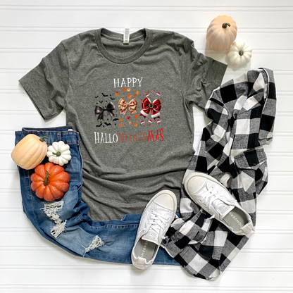 T-Shirt Happy Hallothanksmas Design