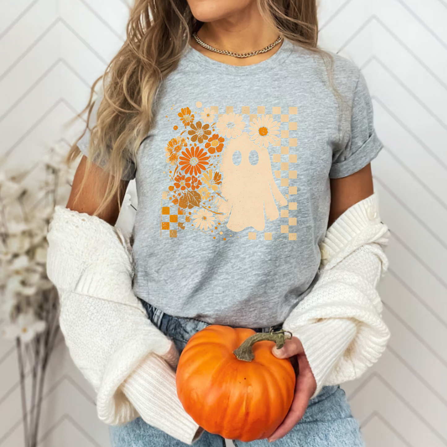 Floral Ghost T-Shirt