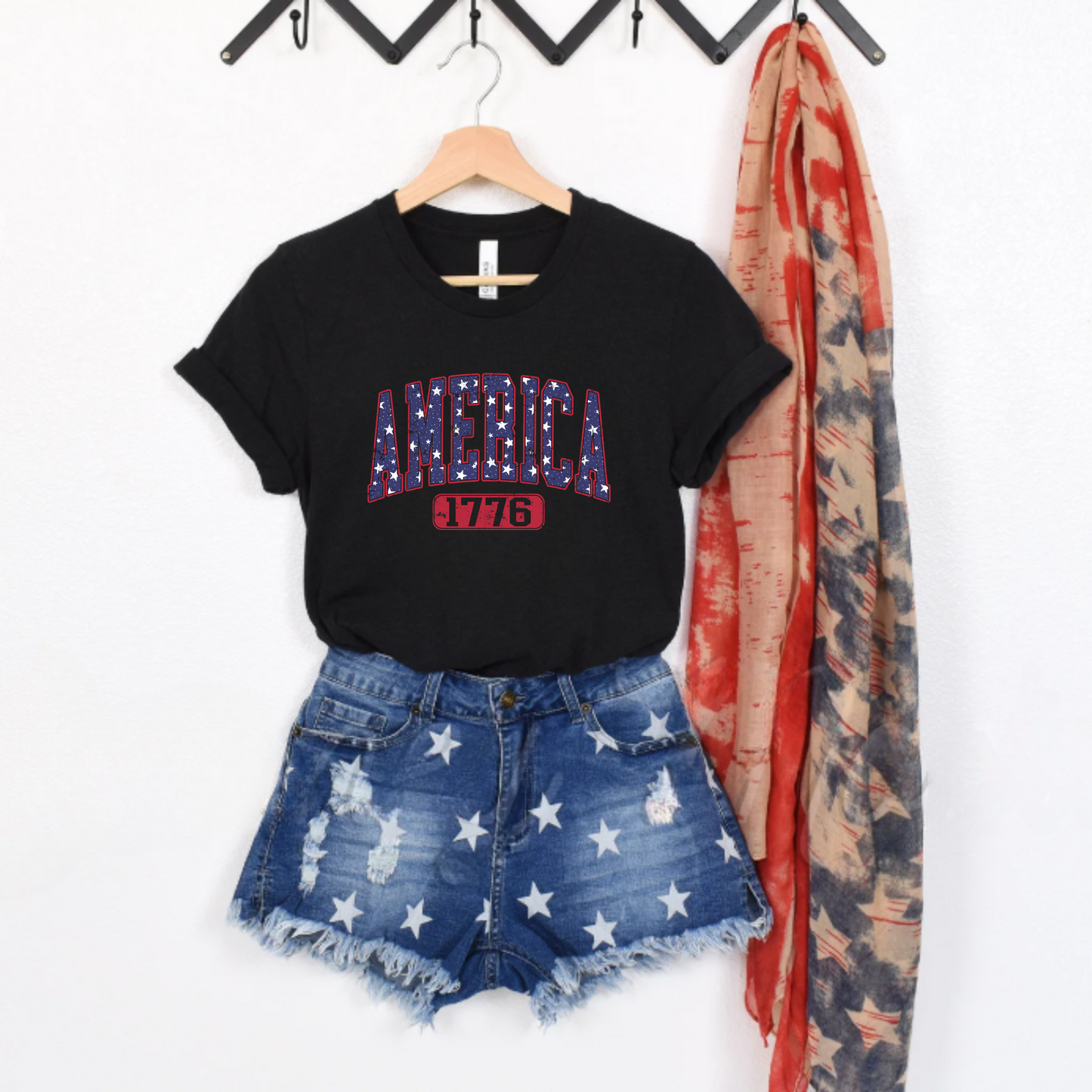 Short Sleeve Tee - America 1776 Patriotic Shirt