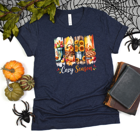 Cozy Season Paint Brush Softstyle T-Shirt