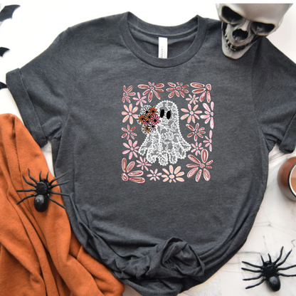 Floral Lace Ghost T-Shirt