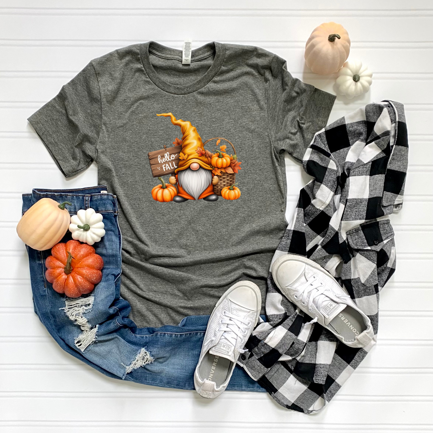 Hello Fall Gnome T-Shirt
