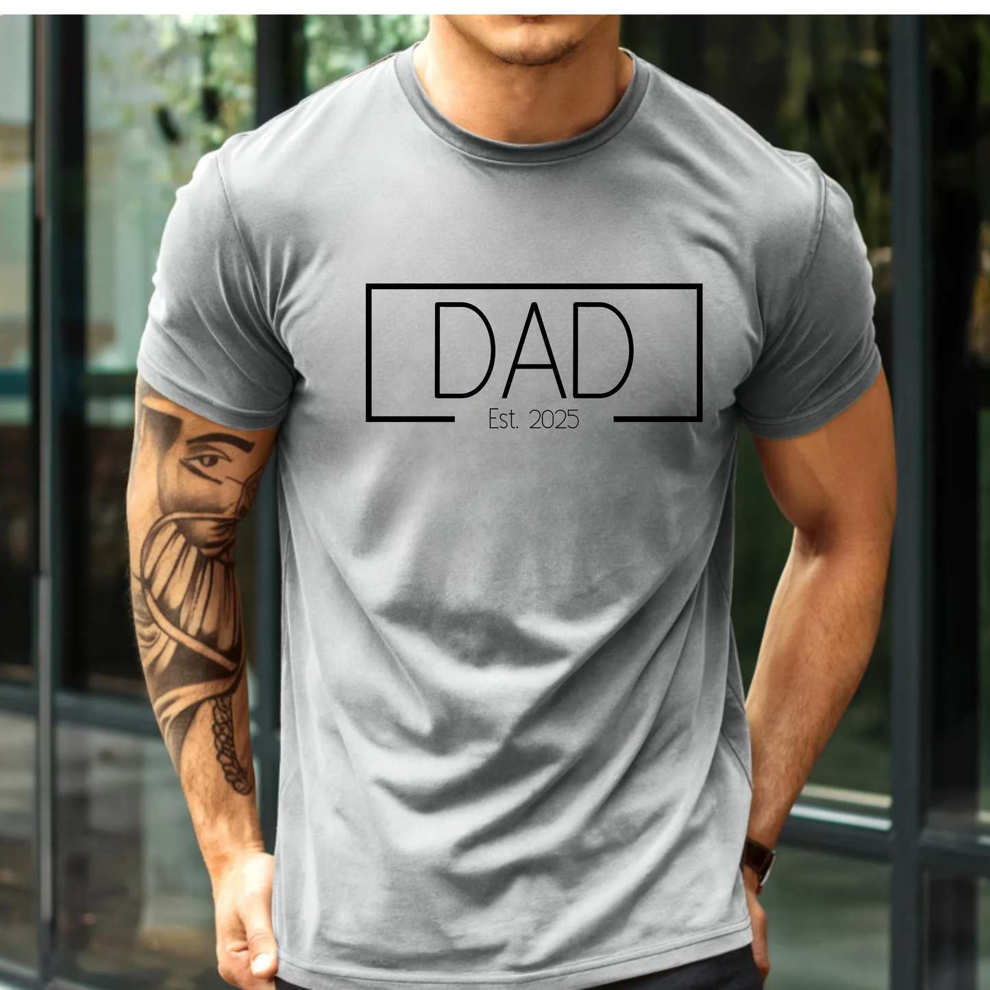 T-Shirt Dad est 2025 Unisex Jersey Short Sleeve Tee