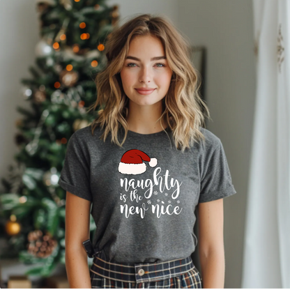 Unisex T-Shirt - 'Naughty is the New Nice' Graphic Tee