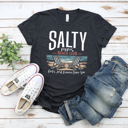 Salty Moms Beach Club png digital download