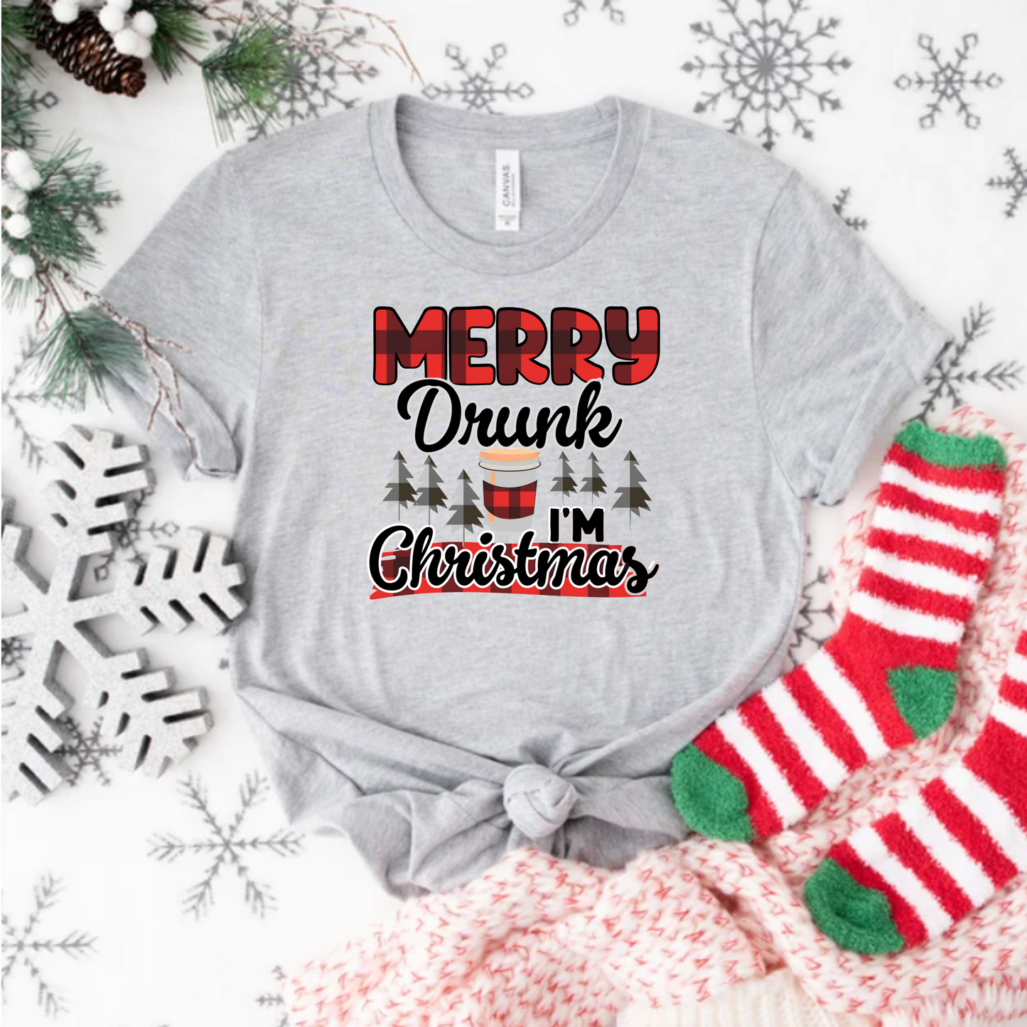 Merry Drunk I'm Christmas Unisex T-Shirt