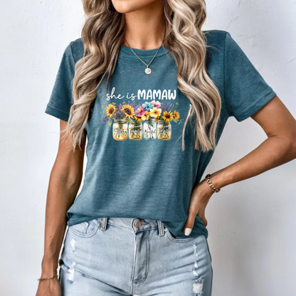 Floral Tee - Mamaw Design