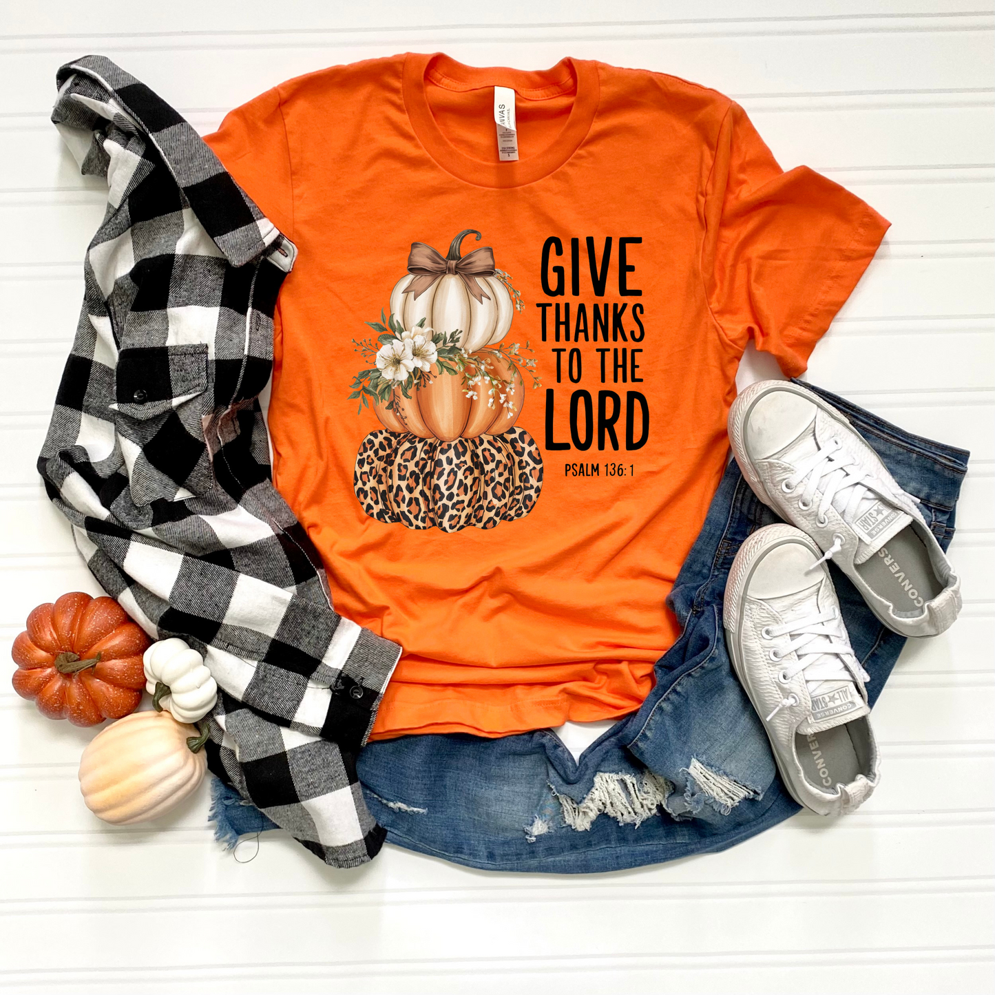Religious Unisex T-Shirt - Give Thanks to the Lord