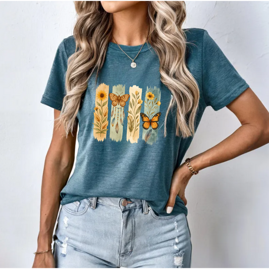 Butterfly Brush Strokes Tee