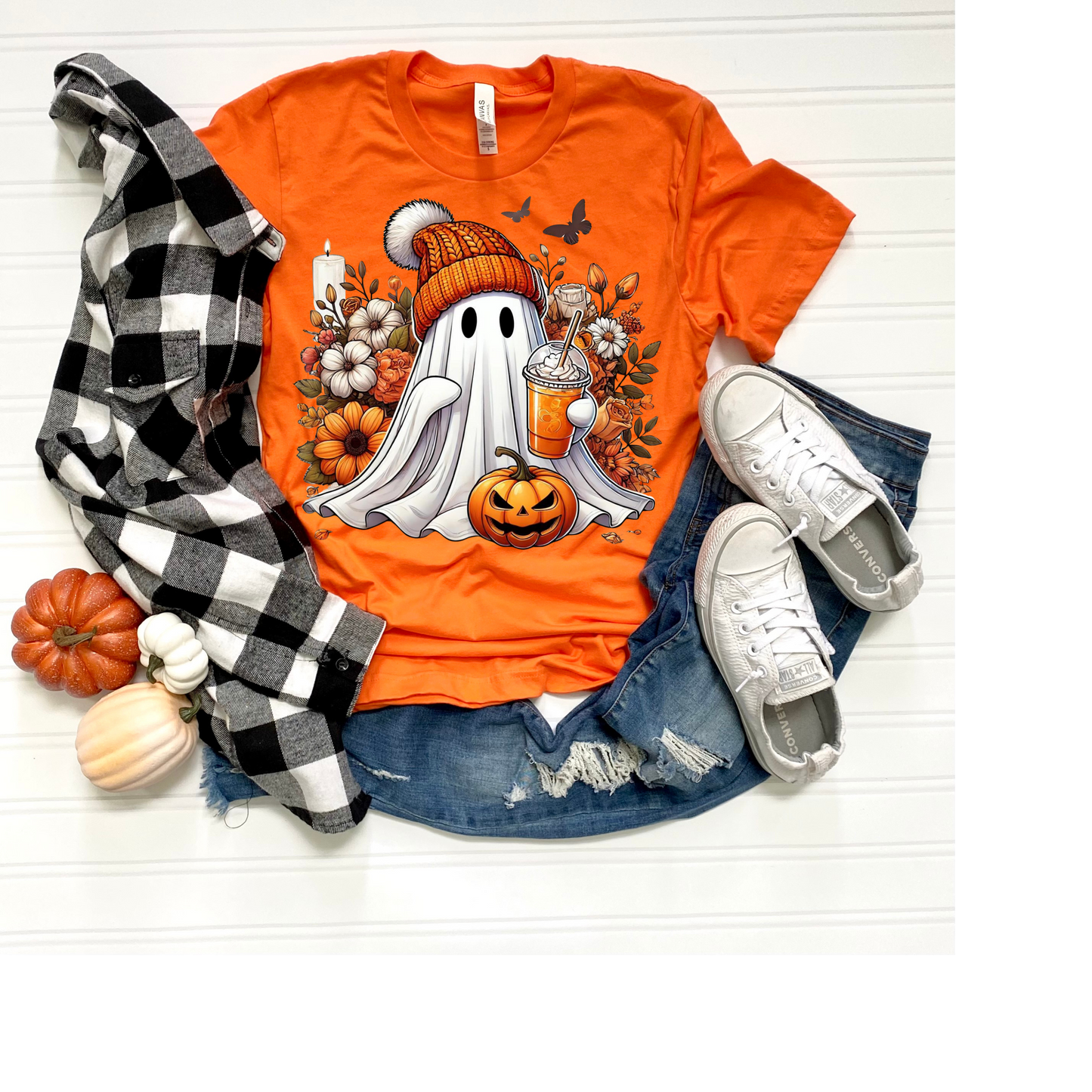 Ghost T-Shirt - Halloween Spirit Unisex Softstyle Tee