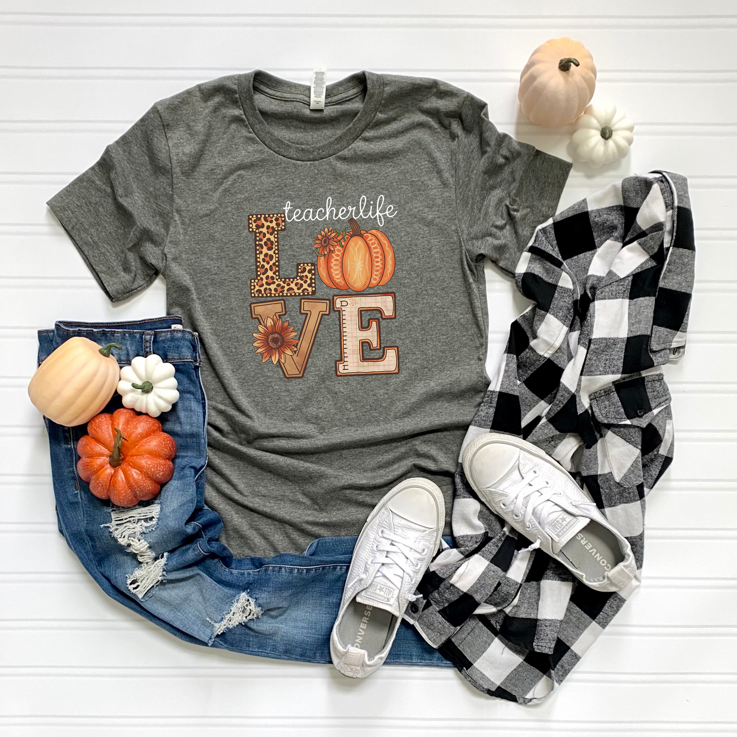 Teacher Life Fall "Love" T-Shirt