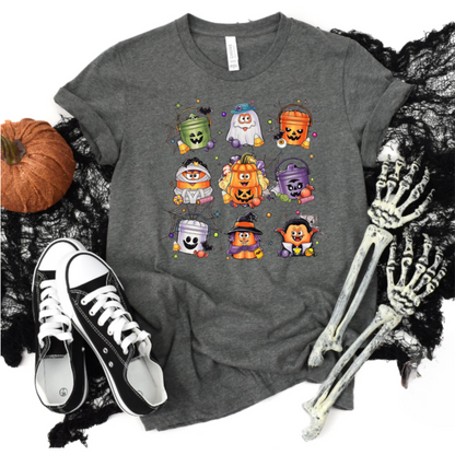 Halloween Nugget Characters T-Shirt