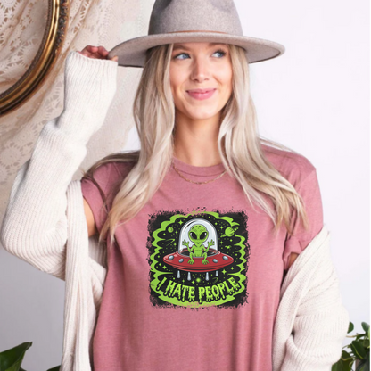 Alien Hate People Tee