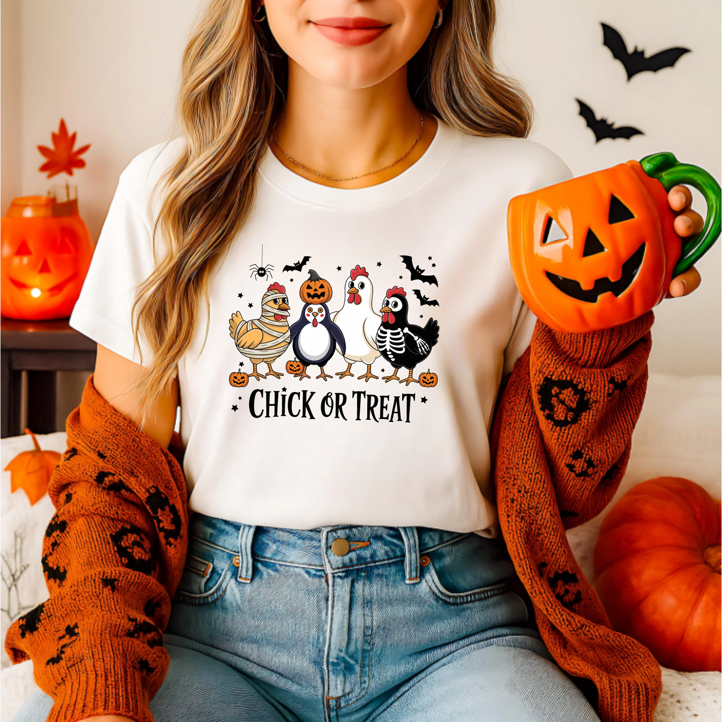 Halloween Chick or Treat Unisex T-Shirt